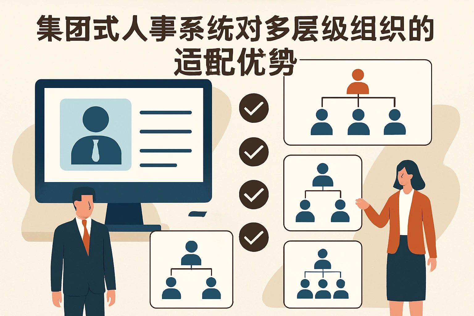 集团式人事系统对多层级组织的适配优势