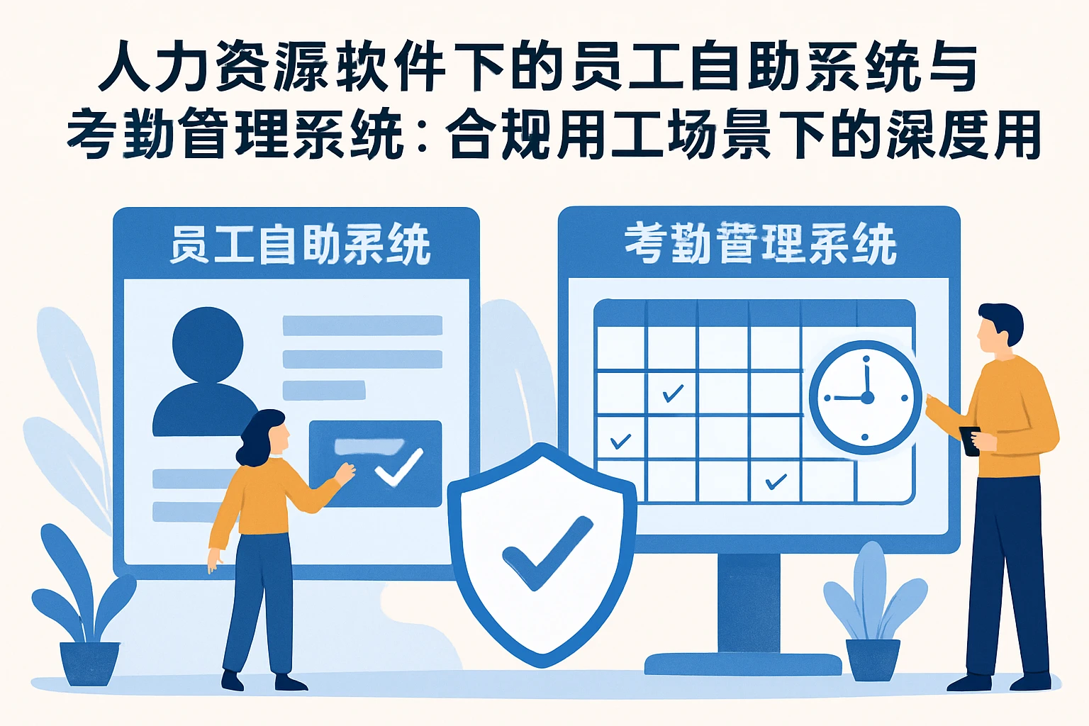 人力资源软件下的员工自助系统与考勤管理系统：合规用工场景下的深度应用