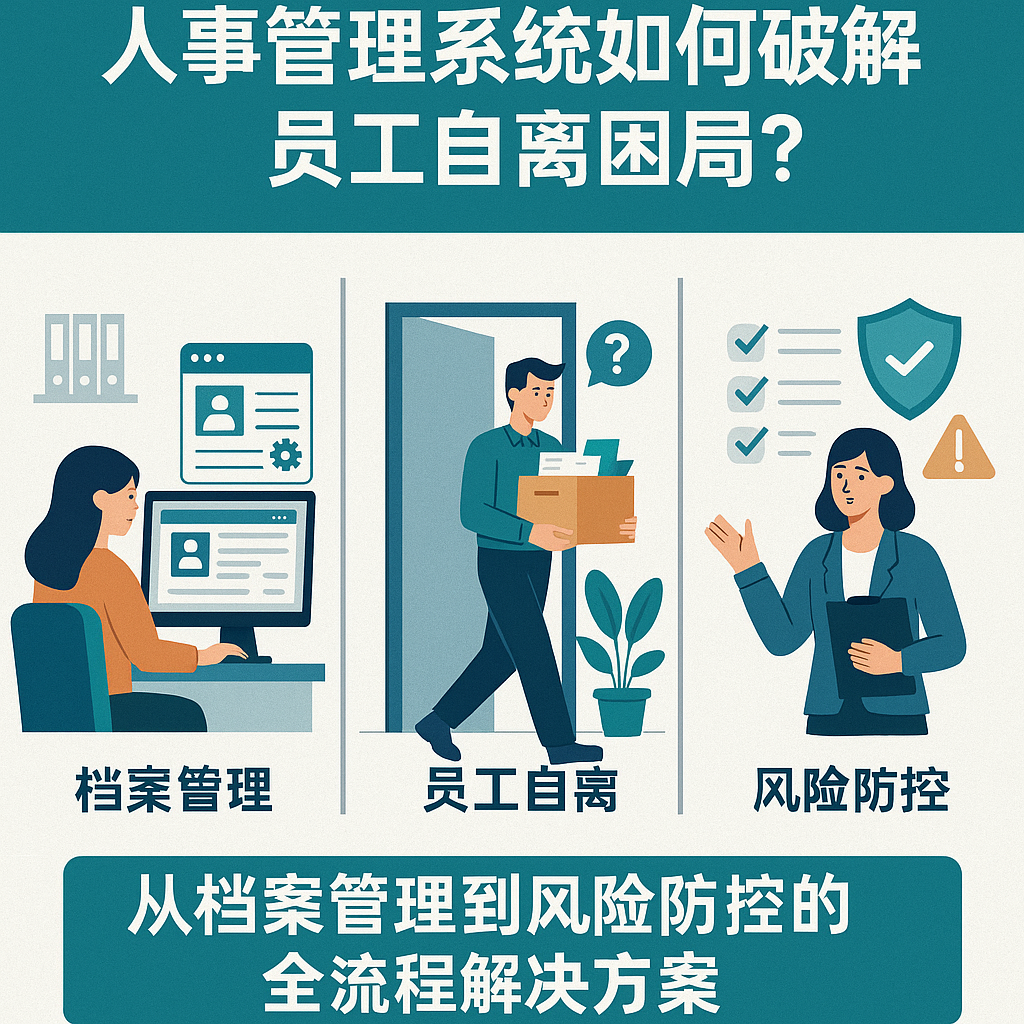 人事管理系统如何破解员工自离困局？从档案管理到风险防控的全流程解决方案