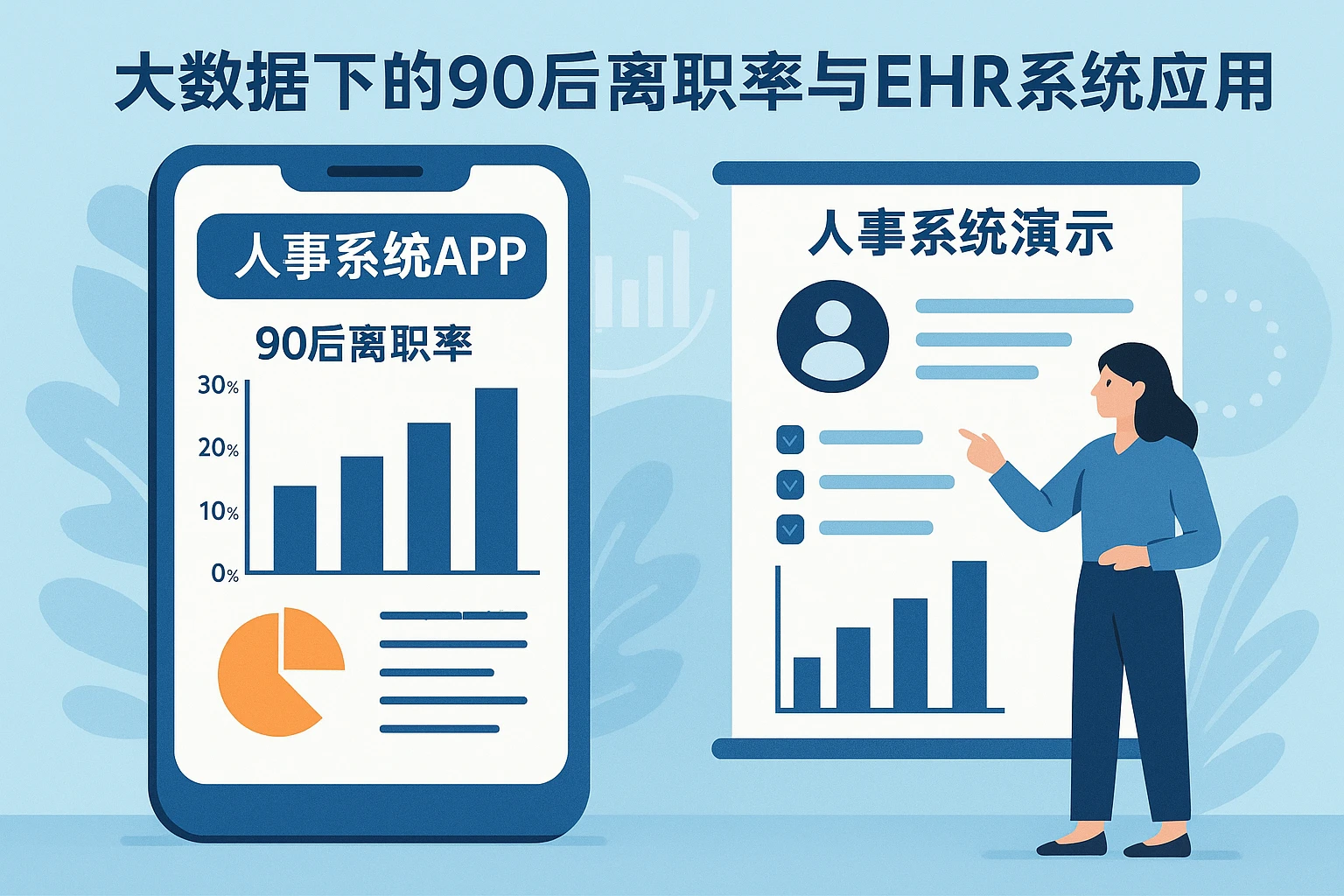 大数据下的90后离职率与EHR系统应用：人事系统APP与人事系统演示解析