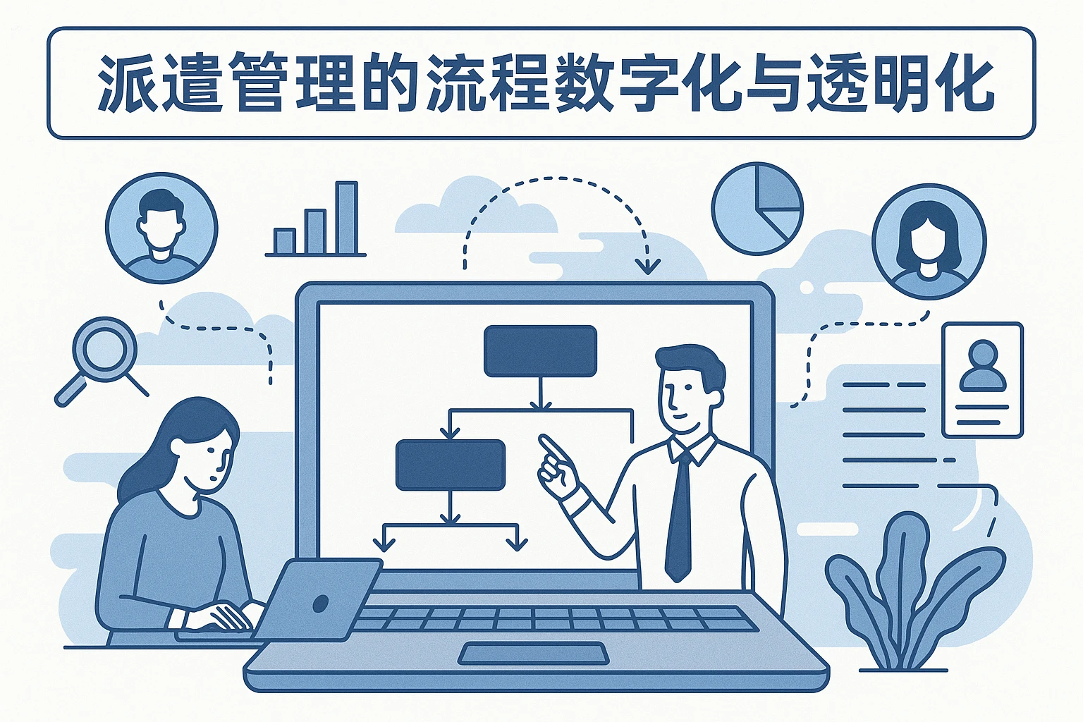 派遣管理的流程数字化与透明化