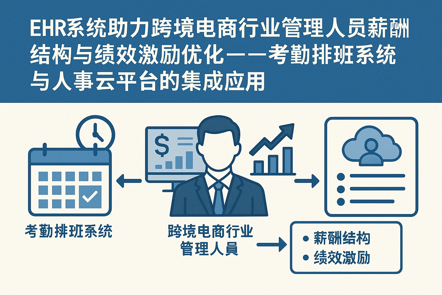 EHR系统助力跨境电商行业管理人员薪酬结构与绩效激励优化——考勤排班系统与人事云平台的集成应用