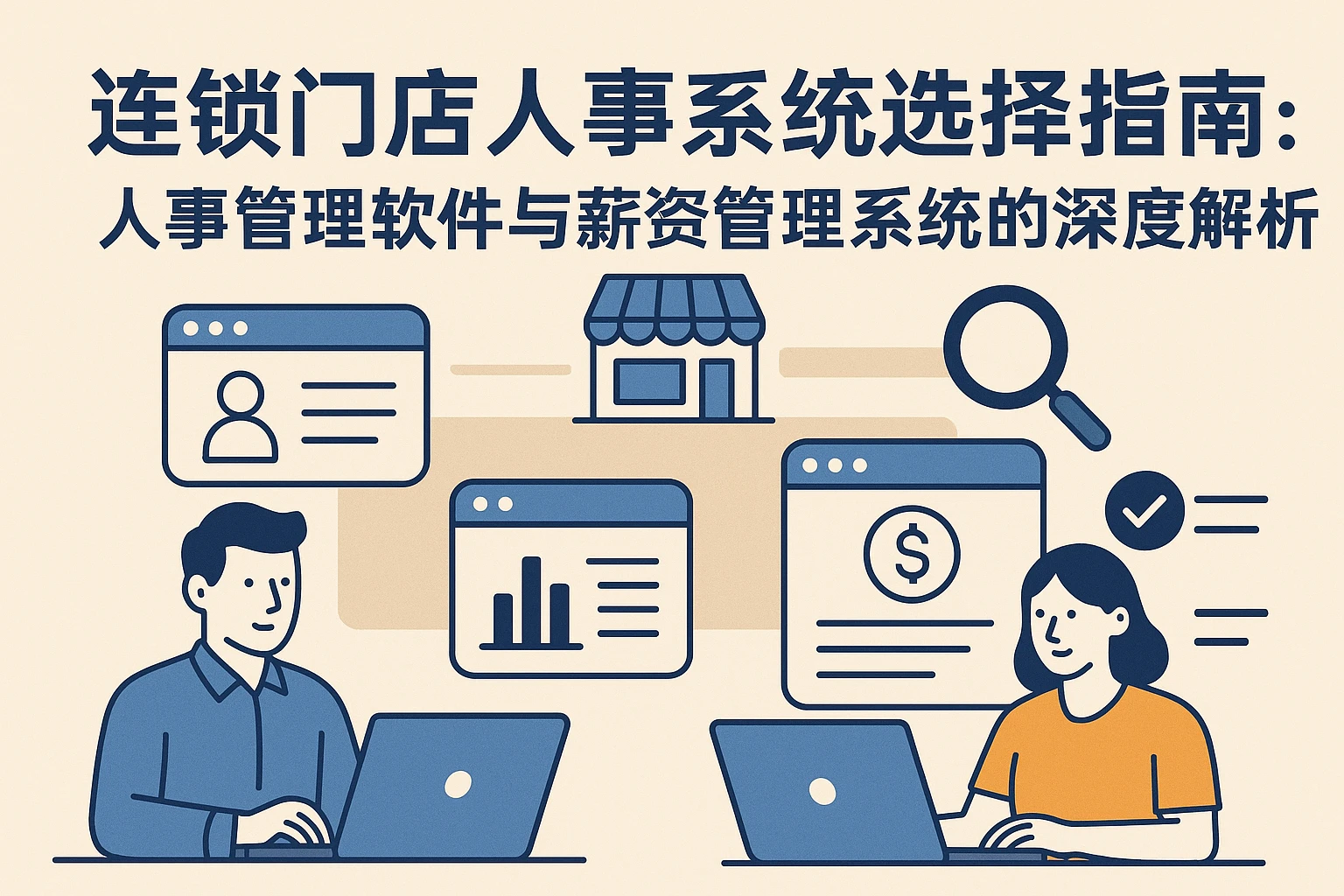 连锁门店人事系统选择指南：人事管理软件与薪资管理系统的深度解析