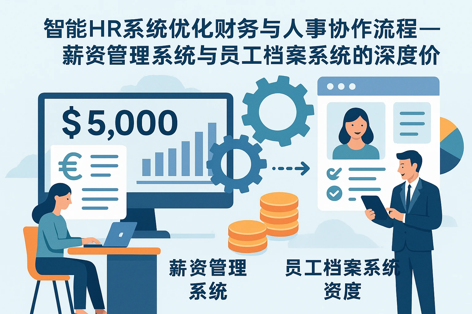智能HR系统优化财务与人事协作流程——薪资管理系统与员工档案系统的深度价值