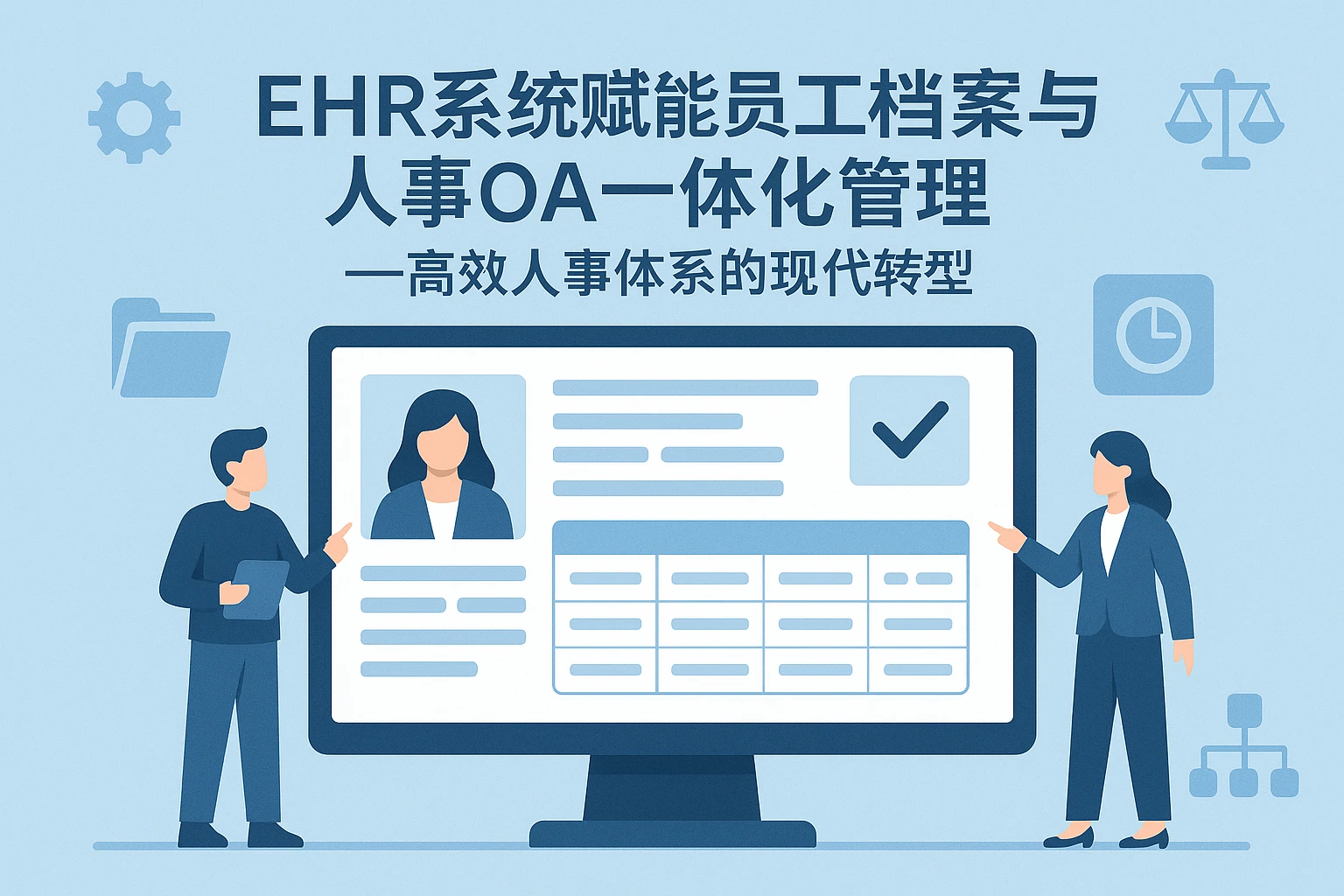 EHR系统赋能员工档案与人事OA一体化管理——高效人事体系的现代转型