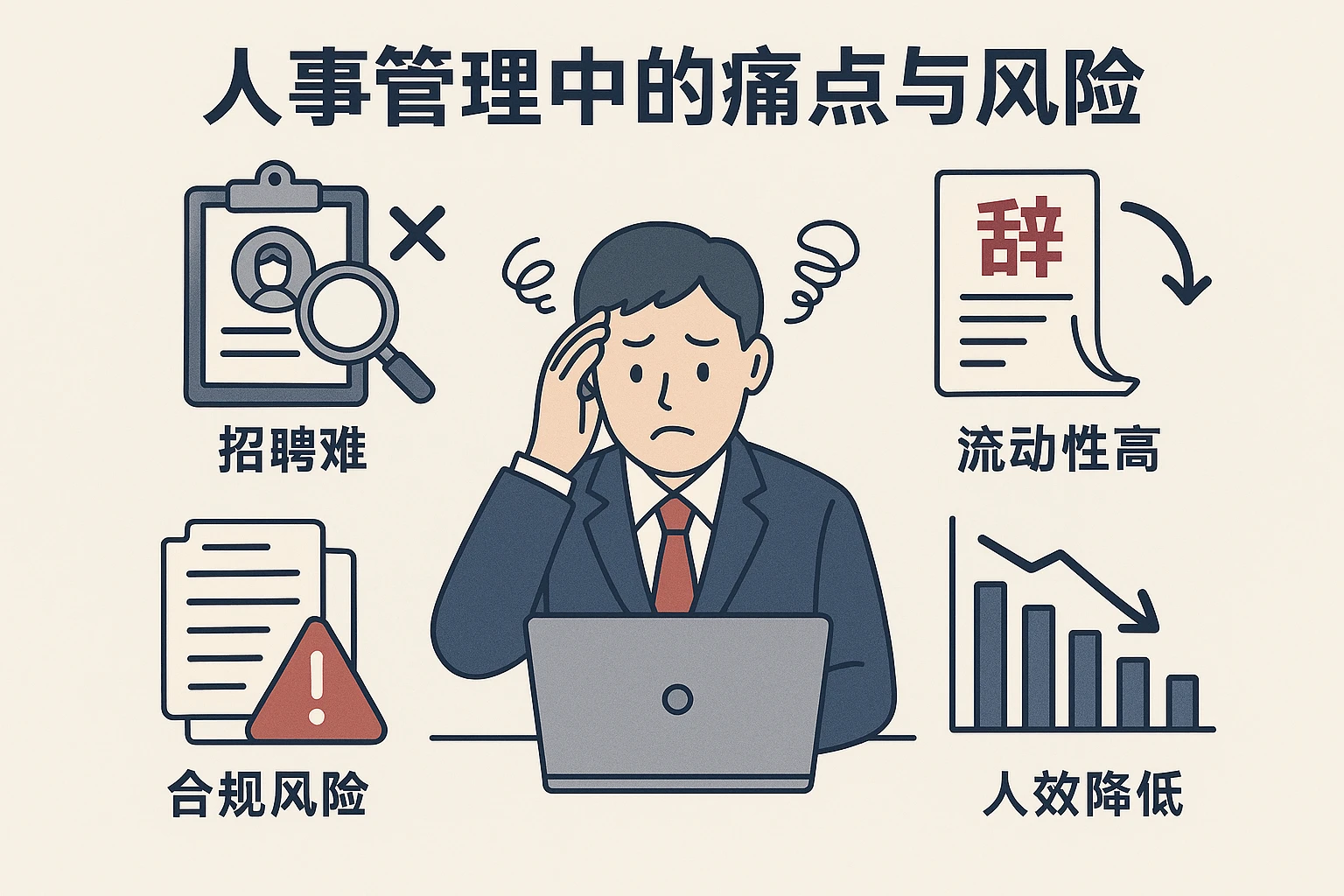 人事管理中的痛点与风险