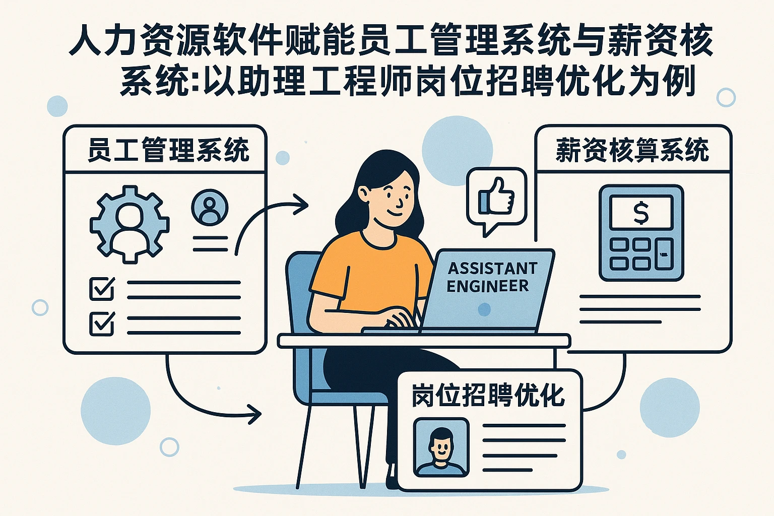 人力资源软件赋能员工管理系统与薪资核算系统：以助理工程师岗位招聘优化为例