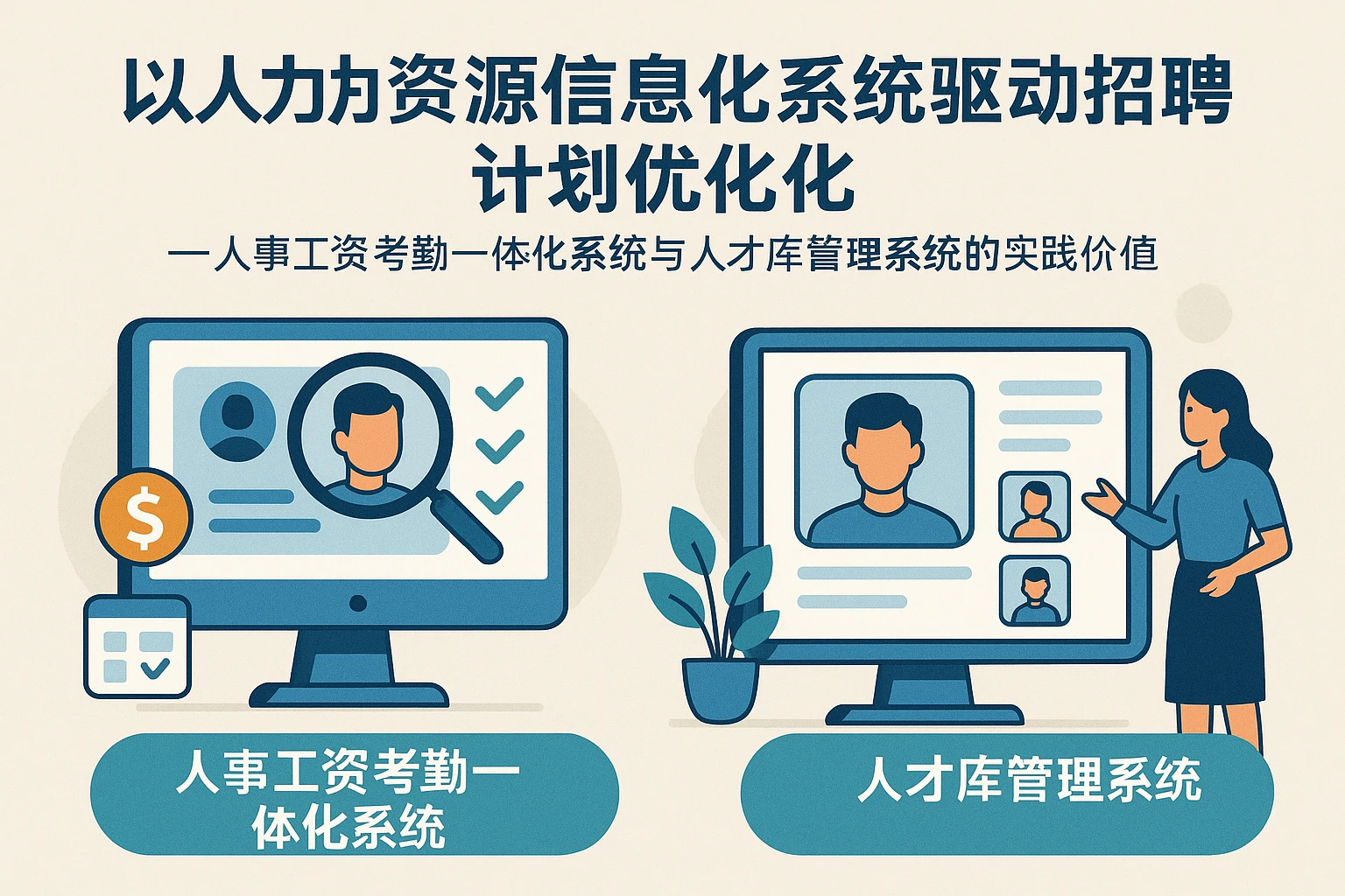 以人力资源信息化系统驱动招聘计划优化——人事工资考勤一体化系统与人才库管理系统的实践价值
