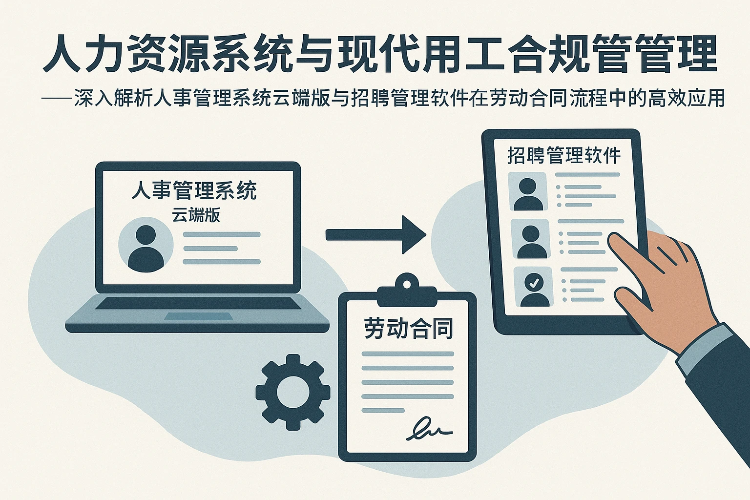 人力资源系统与现代用工合规管理——深入解析人事管理系统云端版与招聘管理软件在劳动合同流程中的高效应用