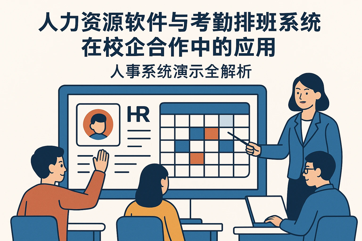人力资源软件与考勤排班系统在校企合作中的应用：人事系统演示全解析
