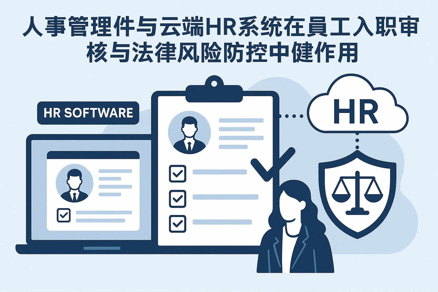 人事管理软件与云端HR系统在员工入职审核与法律风险防控中的关键作用