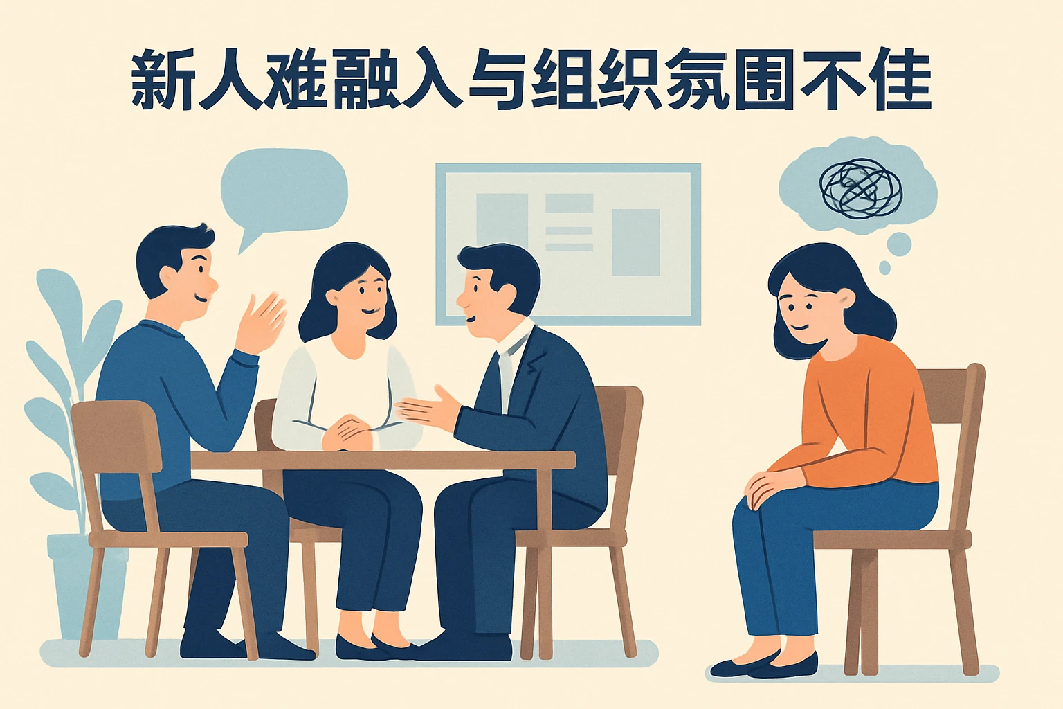 新人难融入与组织氛围不佳