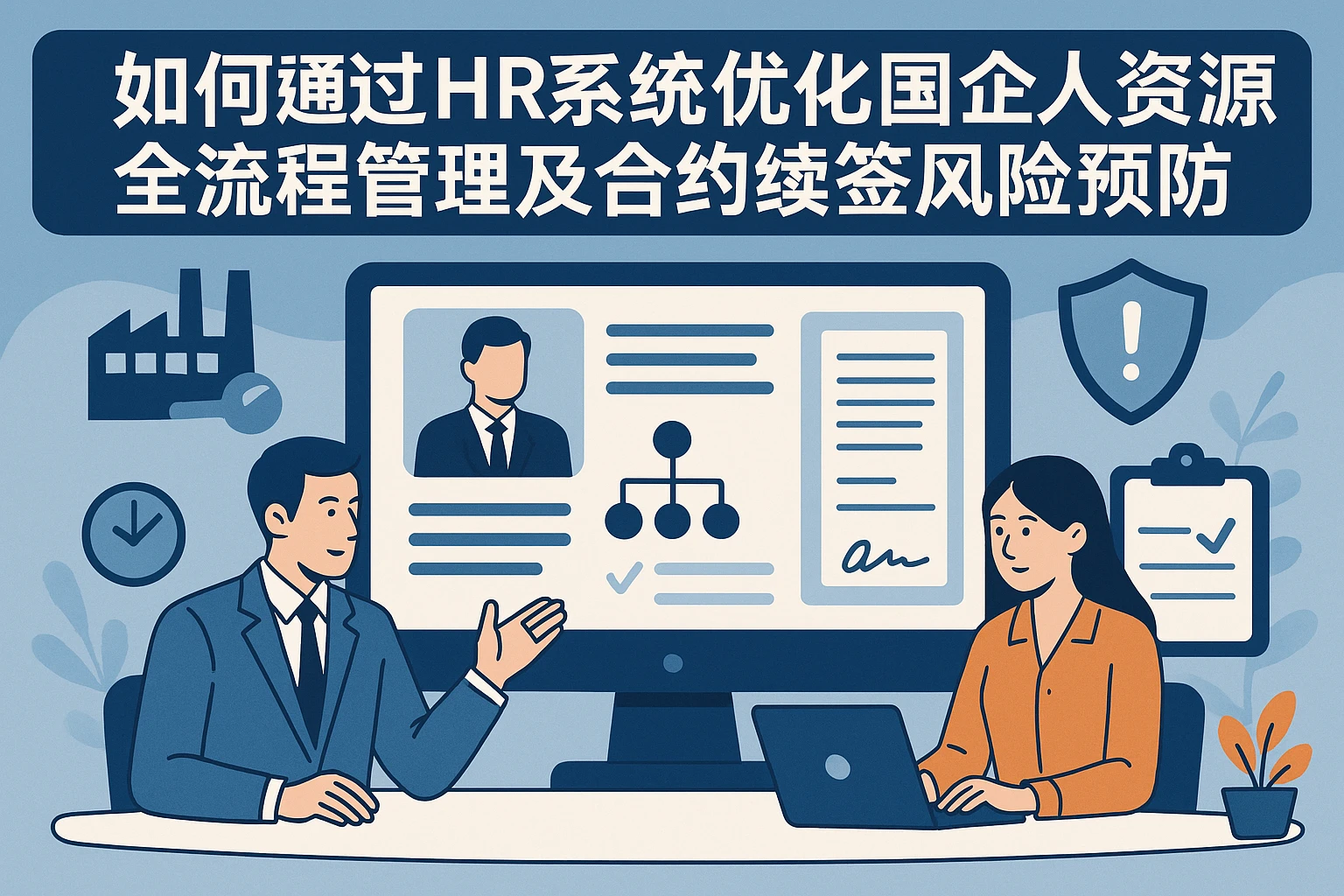 如何通过HR系统优化国企人力资源全流程管理及合约续签风险预防