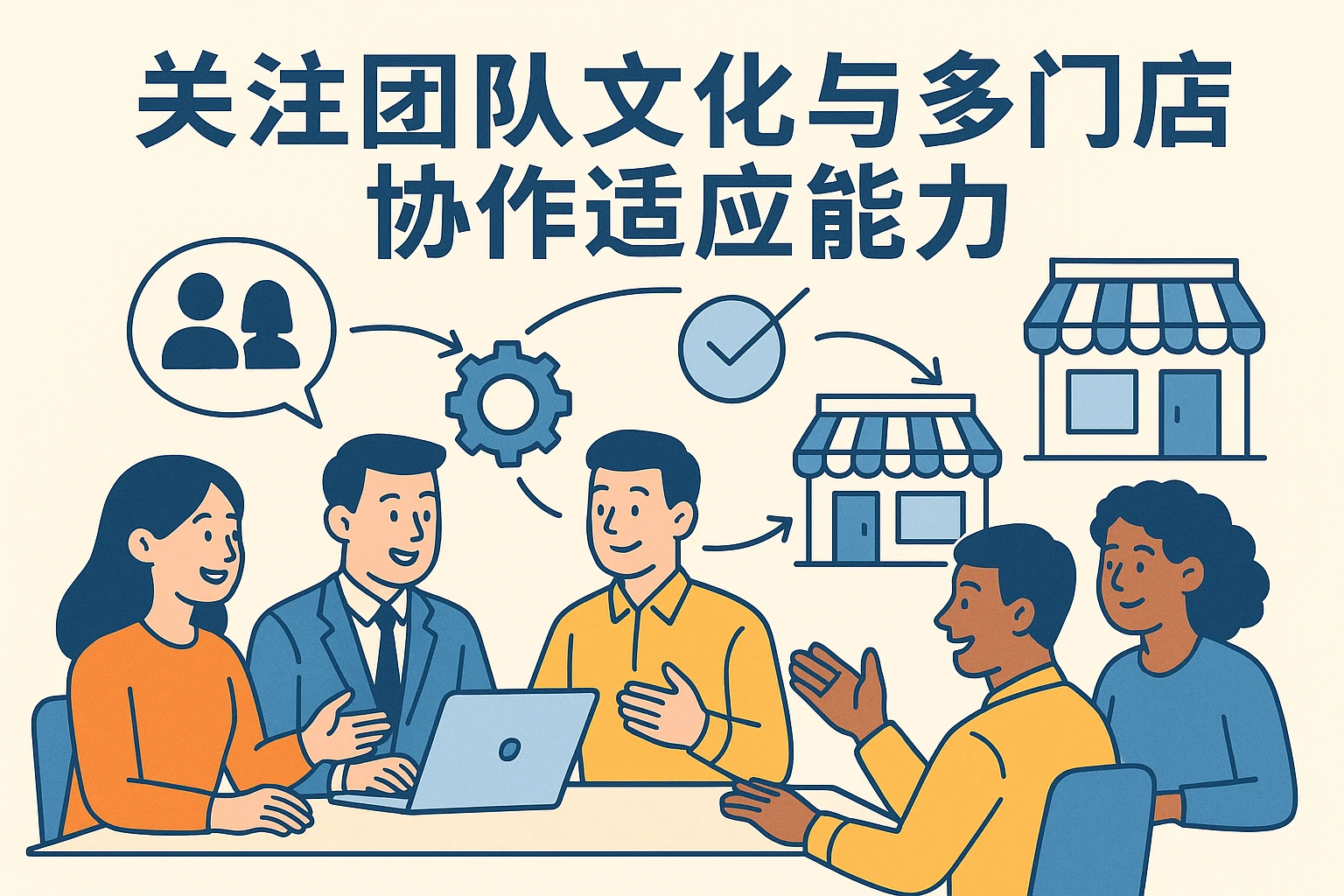 关注团队文化与多门店协作适应能力