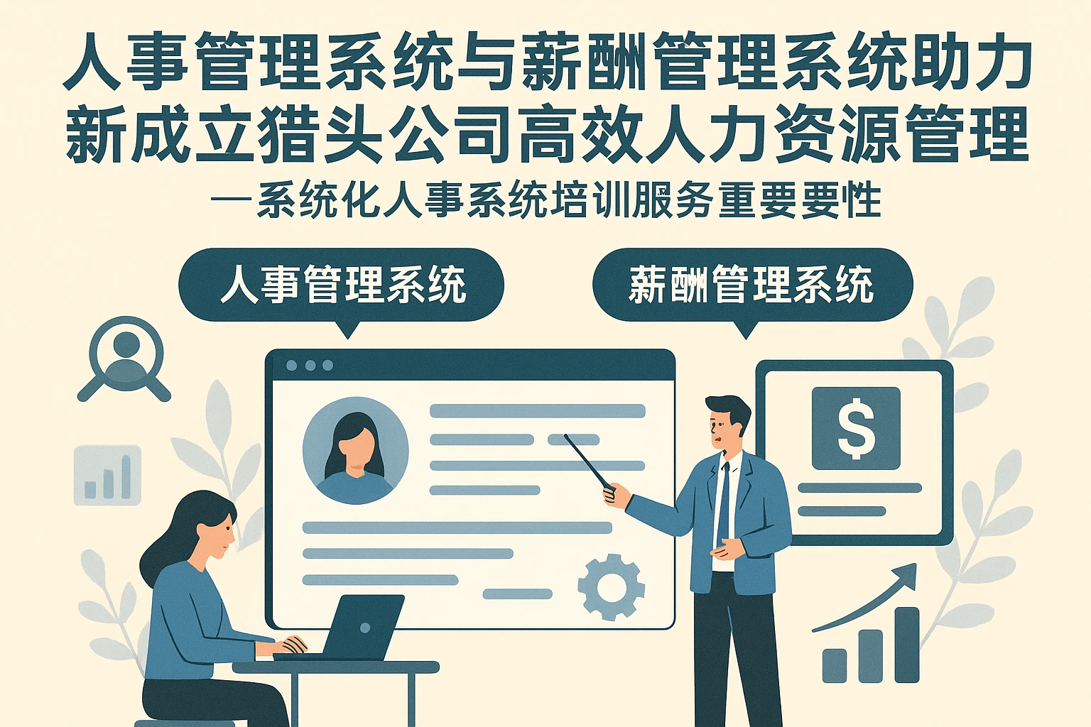 人事管理系统与薪酬管理系统助力新成立猎头公司实现高效人力资源管理——系统化人事系统培训服务的重要性
