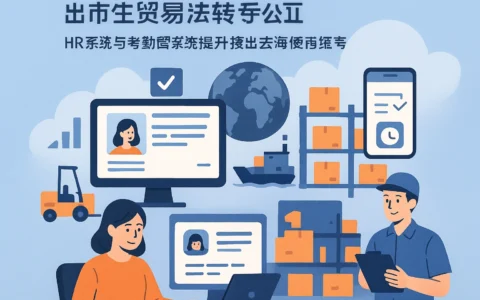 出口贸易企业数字化转型：HR系统与考勤管理系统提升海外仓人事管理效率