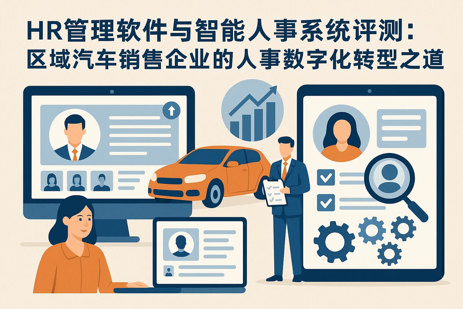HR管理软件与智能人事系统评测：区域汽车销售企业的人事数字化转型之道