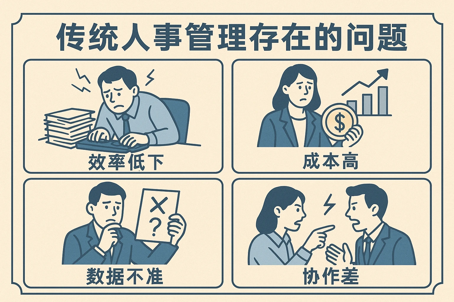 传统人事管理存在的问题