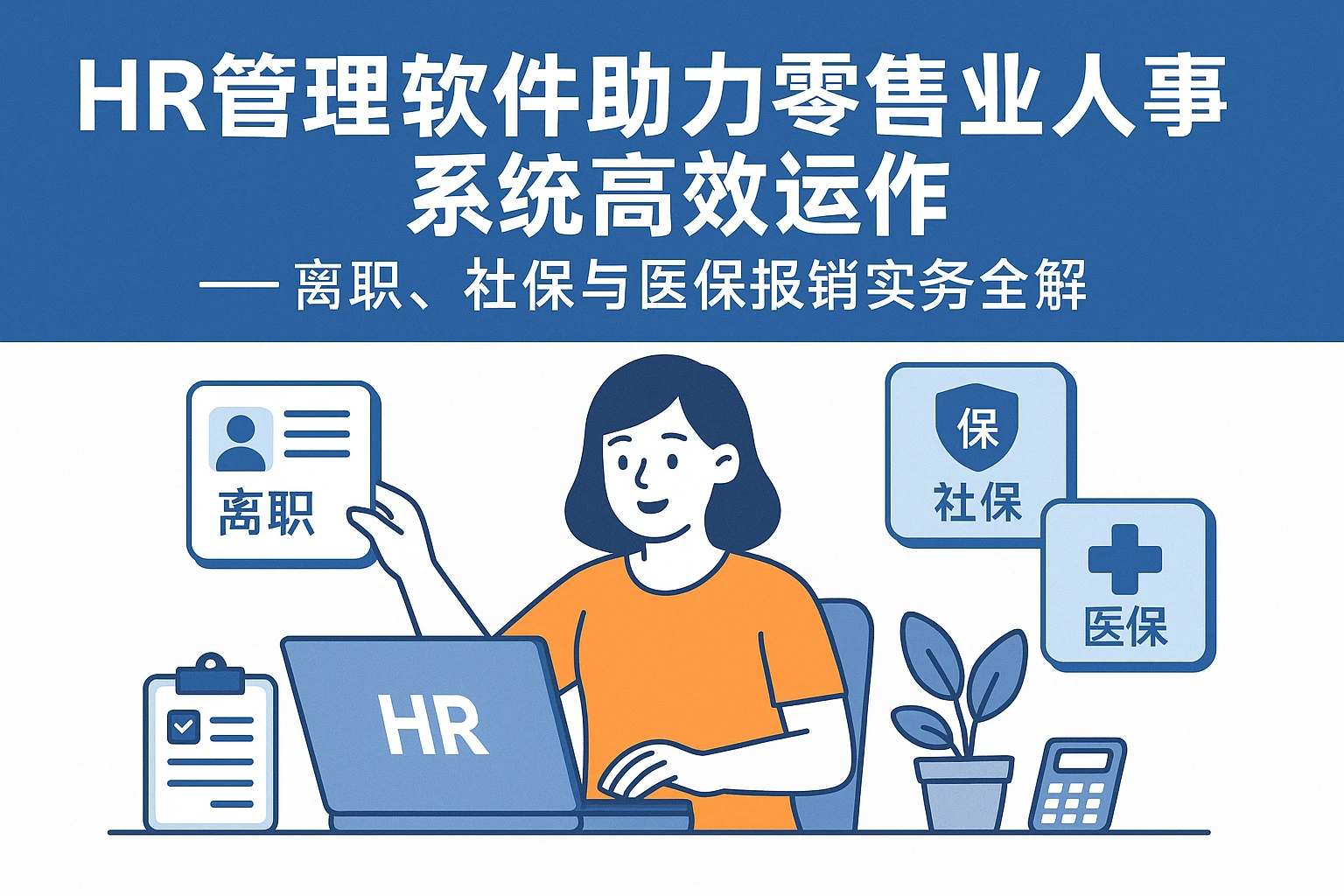 HR管理软件助力零售业人事系统高效运作 —— 离职、社保与医保报销实务全解