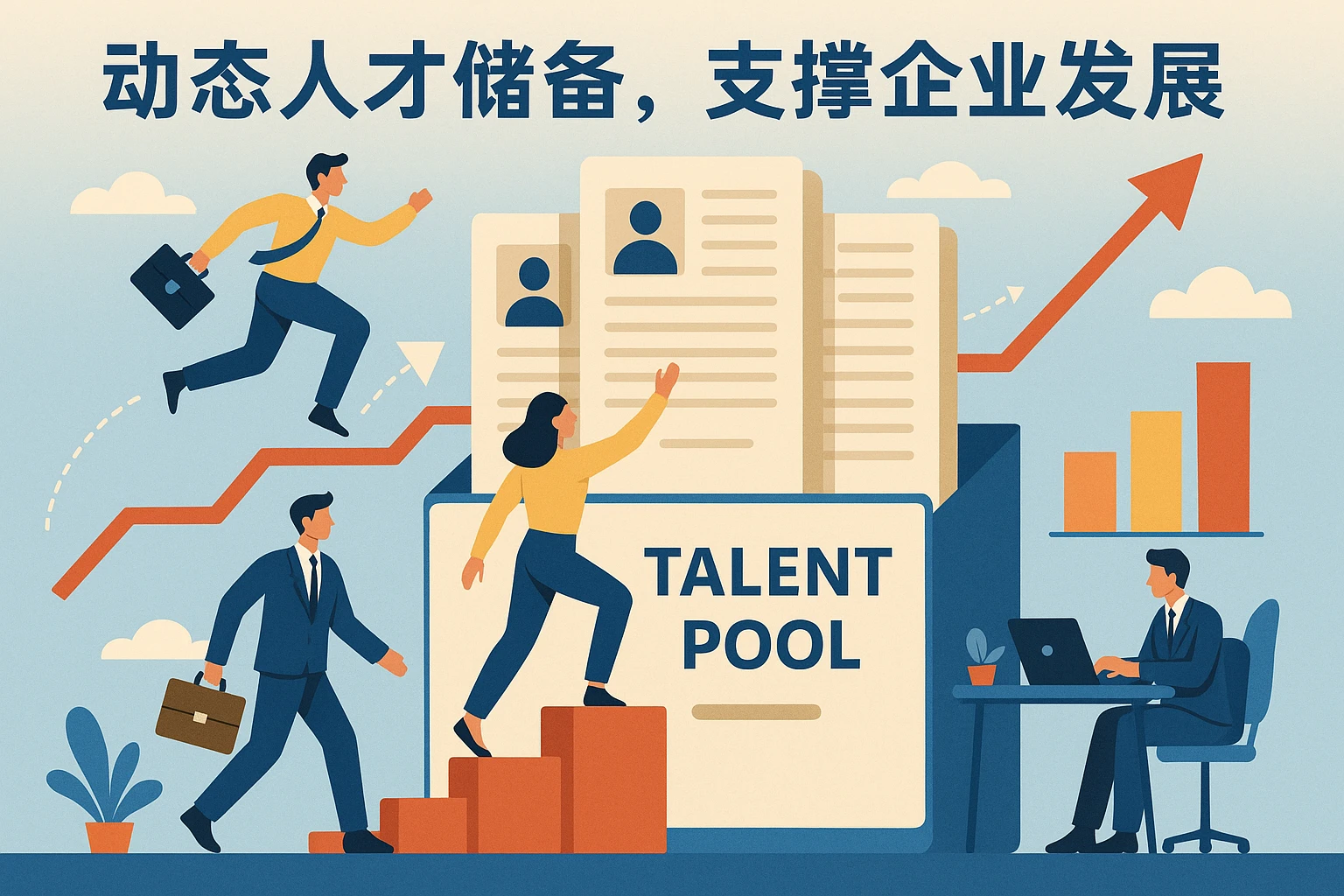动态人才储备，支撑企业发展