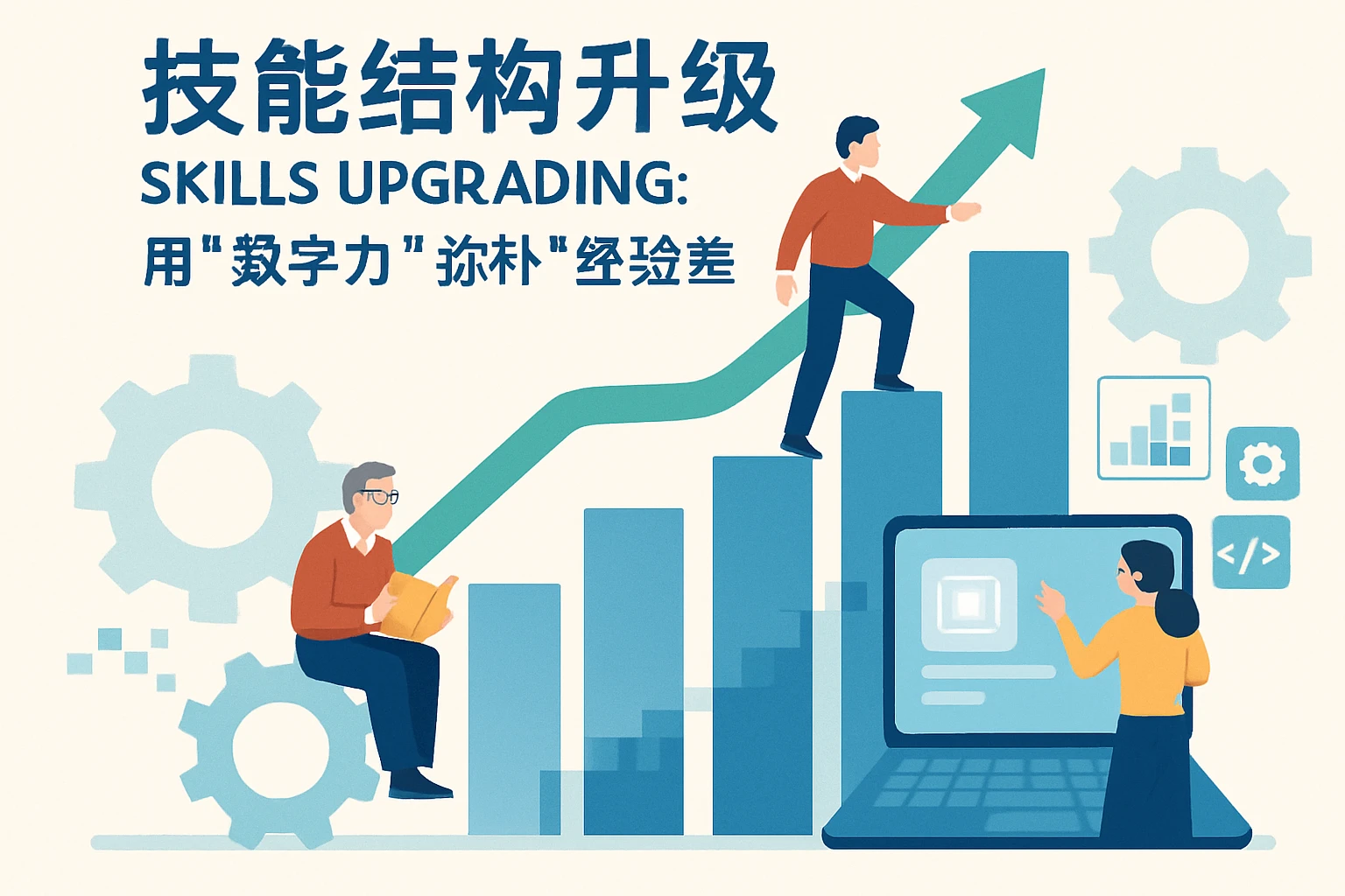 技能结构升级:用“数字力”弥补“经验差”