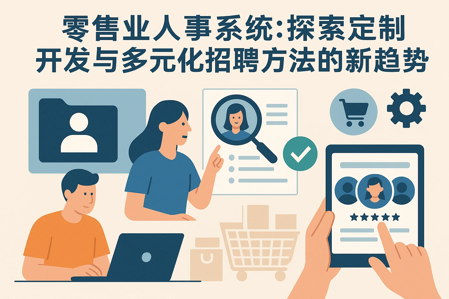 零售业人事系统：探索定制开发与多元化招聘方法的新趋势