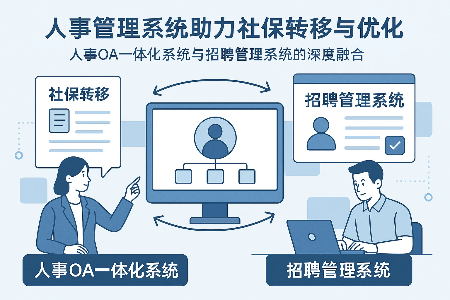 人事管理系统助力社保转移与优化：人事OA一体化系统与招聘管理系统的深度融合