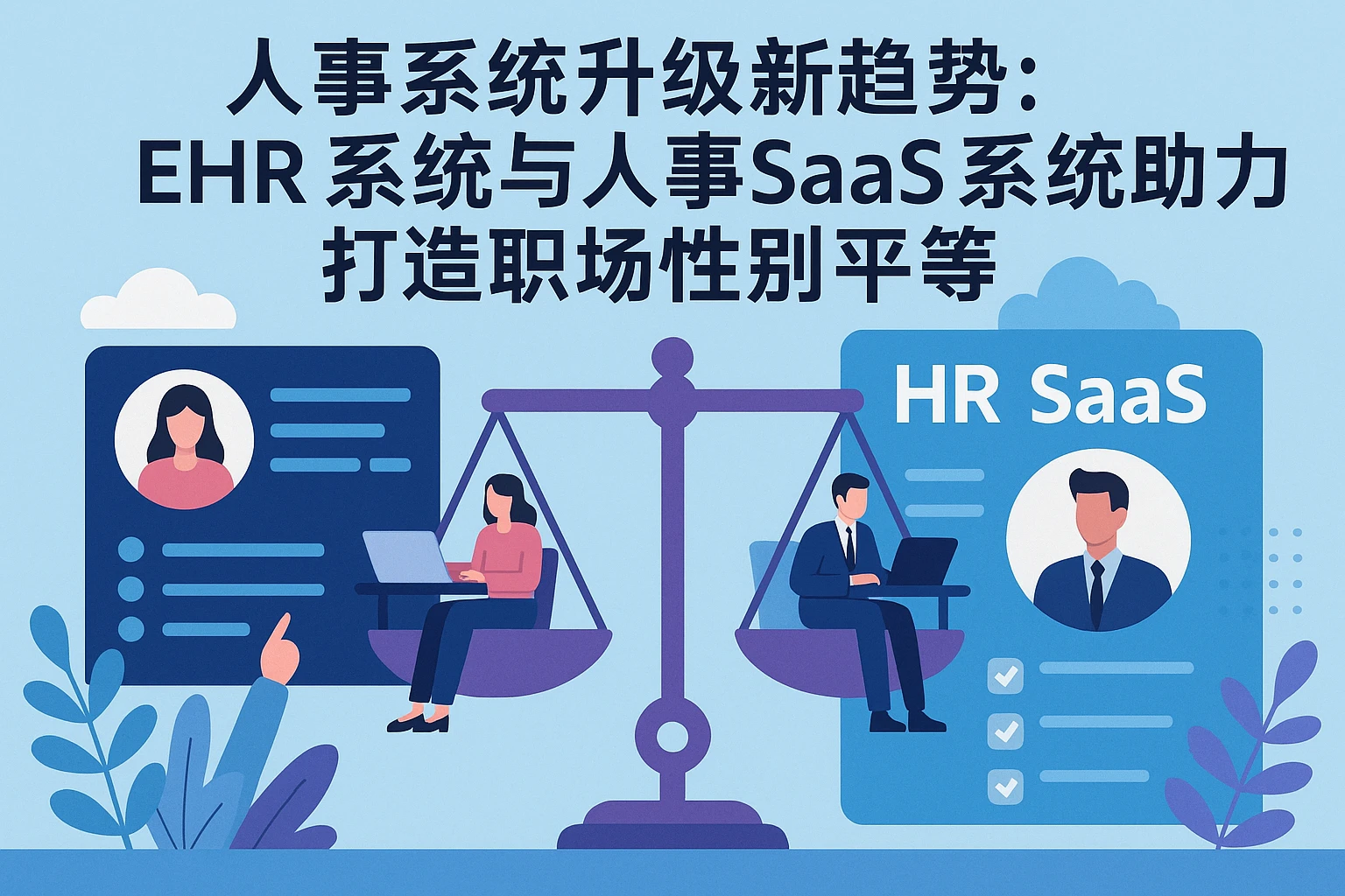人事系统升级新趋势：EHR系统与人事SaaS系统助力打造职场性别平等