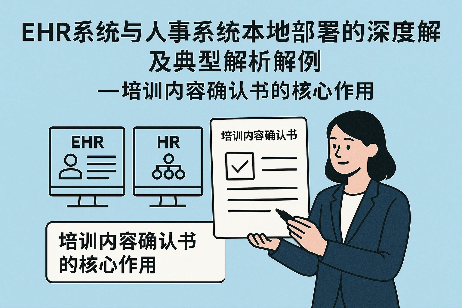 EHR系统与人事系统本地部署的深度解析及典型案例——培训内容确认书的核心作用