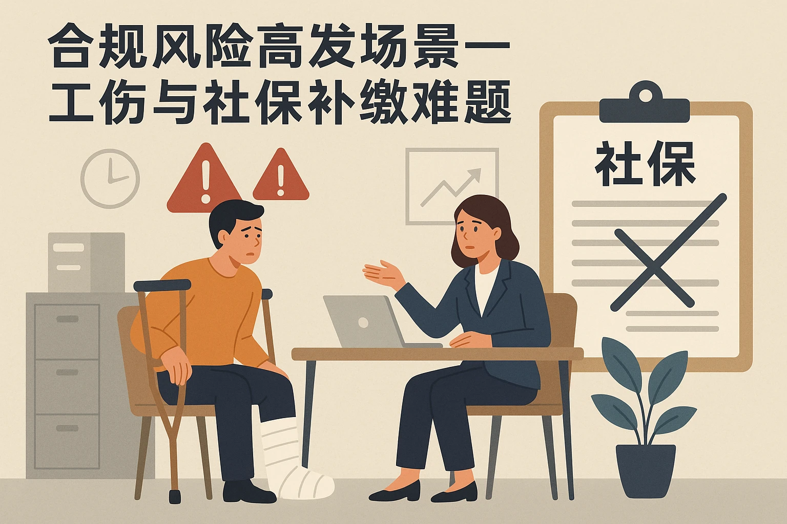 合规风险高发场景——工伤与社保补缴难题