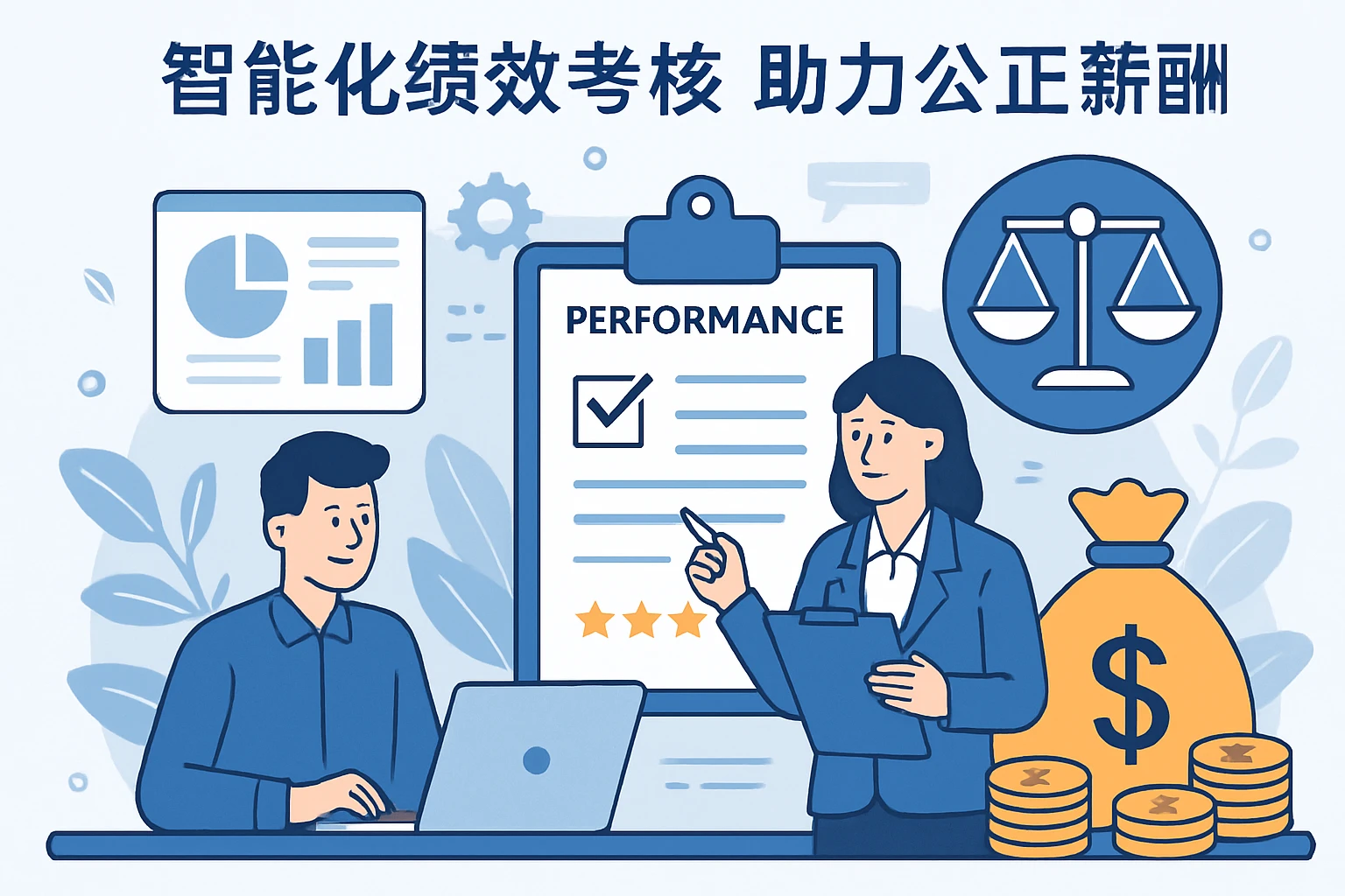 智能化绩效考核、助力公正薪酬