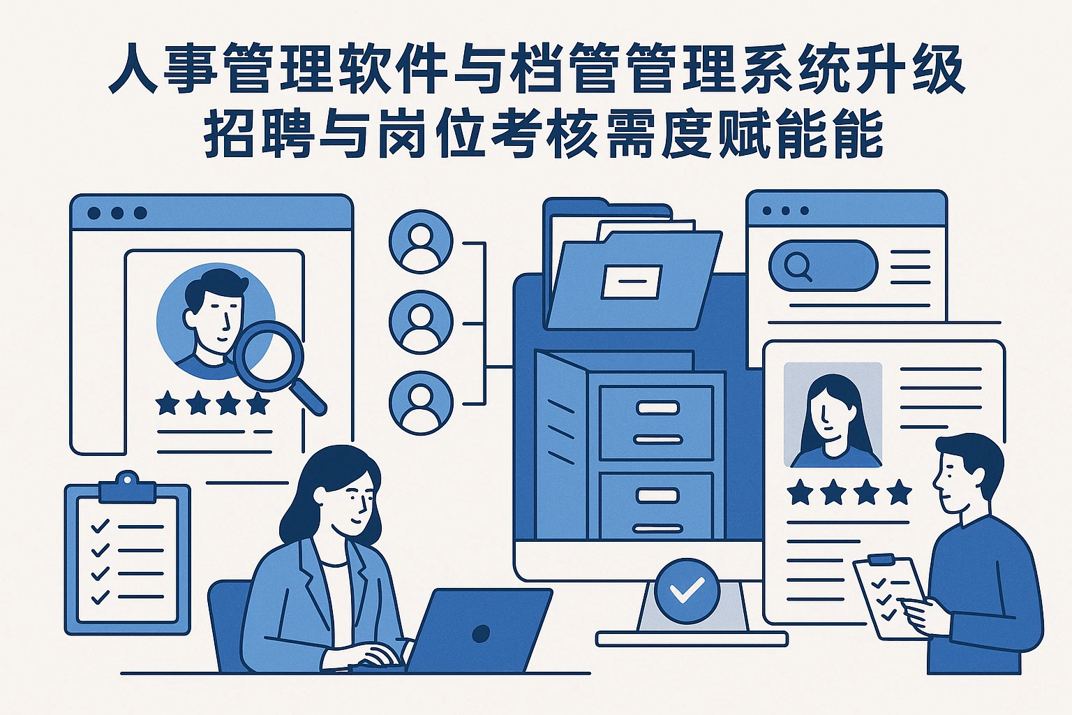 人事管理软件与档案管理系统升级对招聘与岗位考核的深度赋能