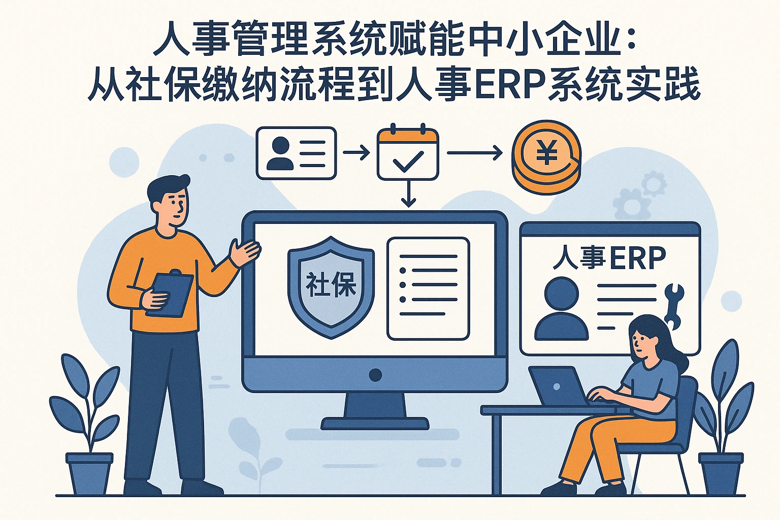 人事管理系统赋能中小企业：从社保缴纳流程到人事ERP系统实践