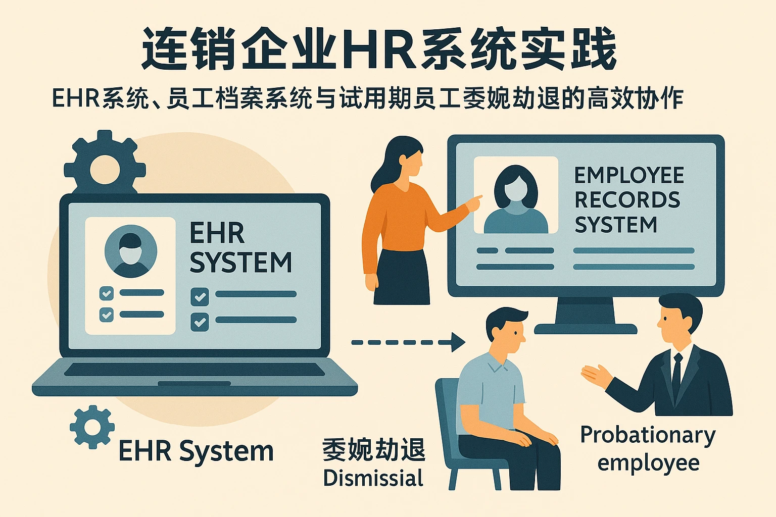 连锁企业HR系统实践：EHR系统、员工档案系统与试用期员工委婉劝退的高效协作