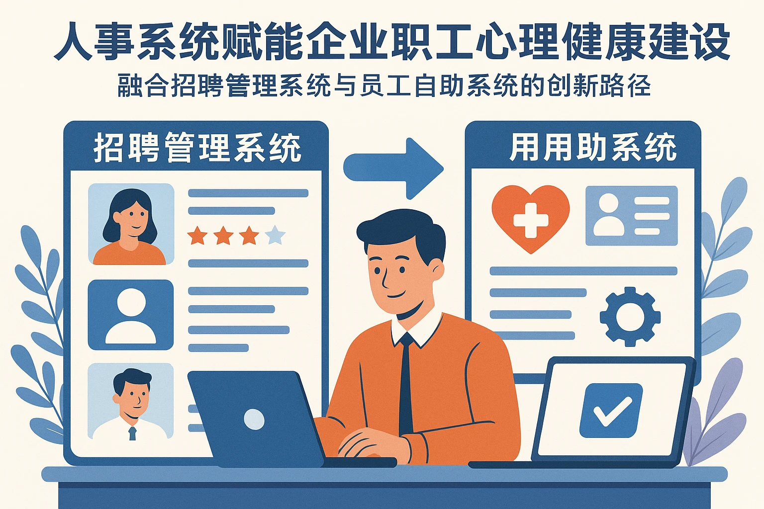 人事系统赋能企业职工心理健康建设：融合招聘管理系统与员工自助系统的创新路径