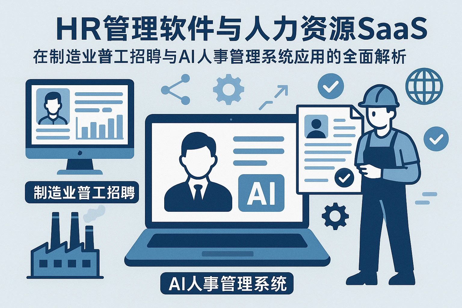 HR管理软件与人力资源SaaS在制造业普工招聘与AI人事管理系统应用的全面解析