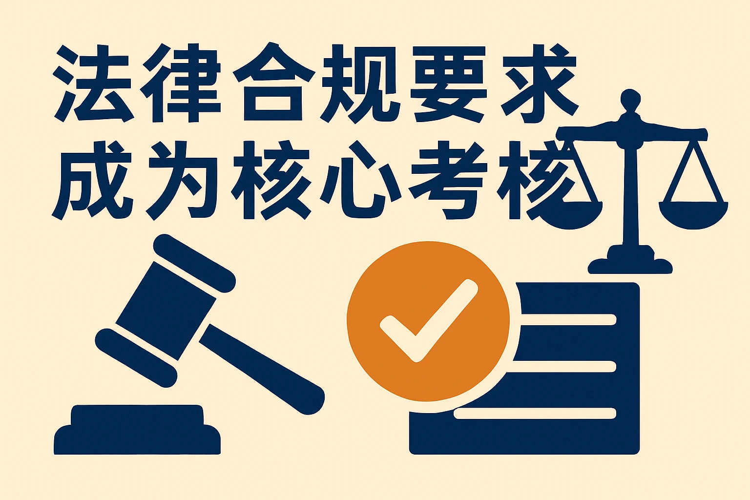 法律合规要求成为核心考核