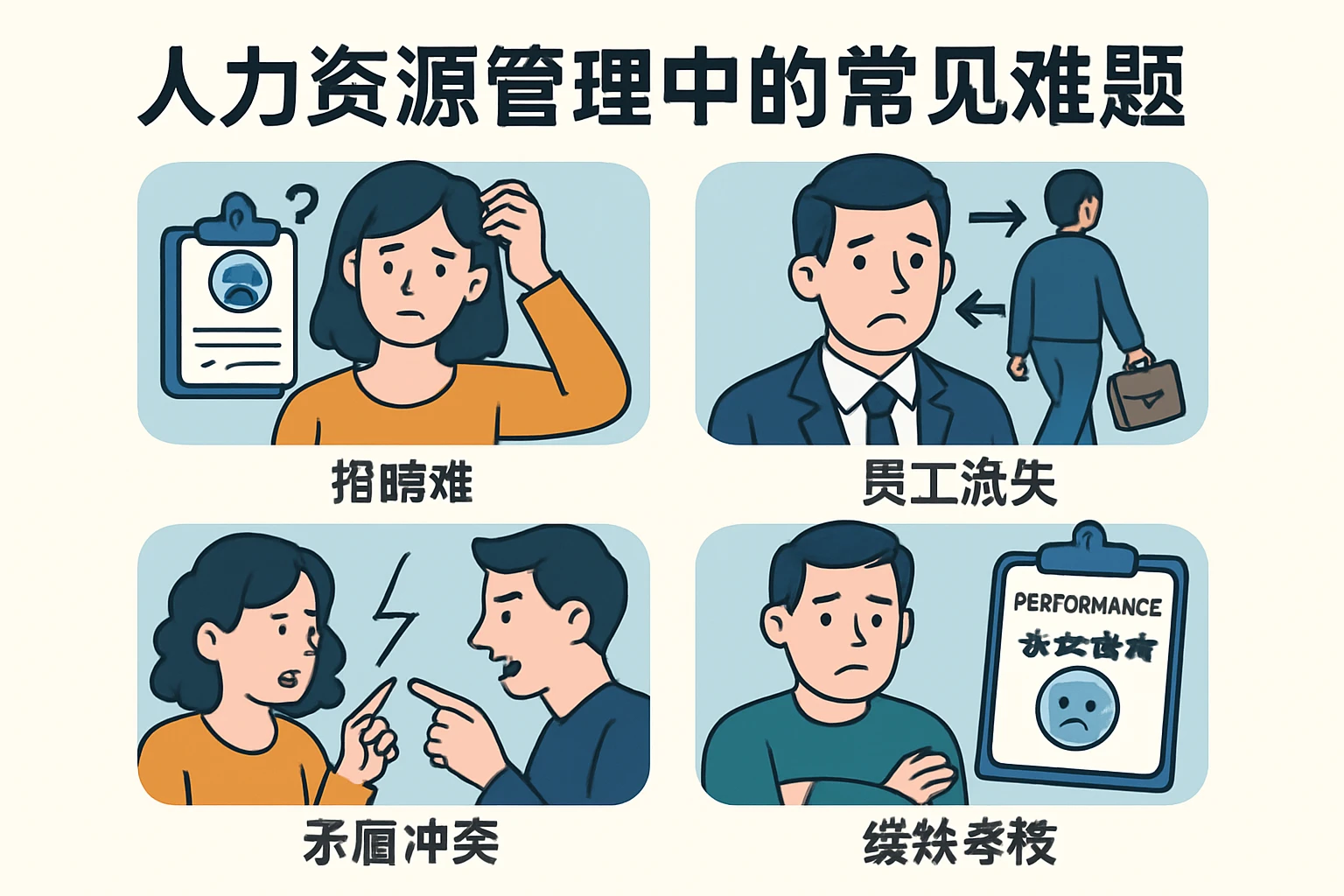 人力资源管理中的常见难题