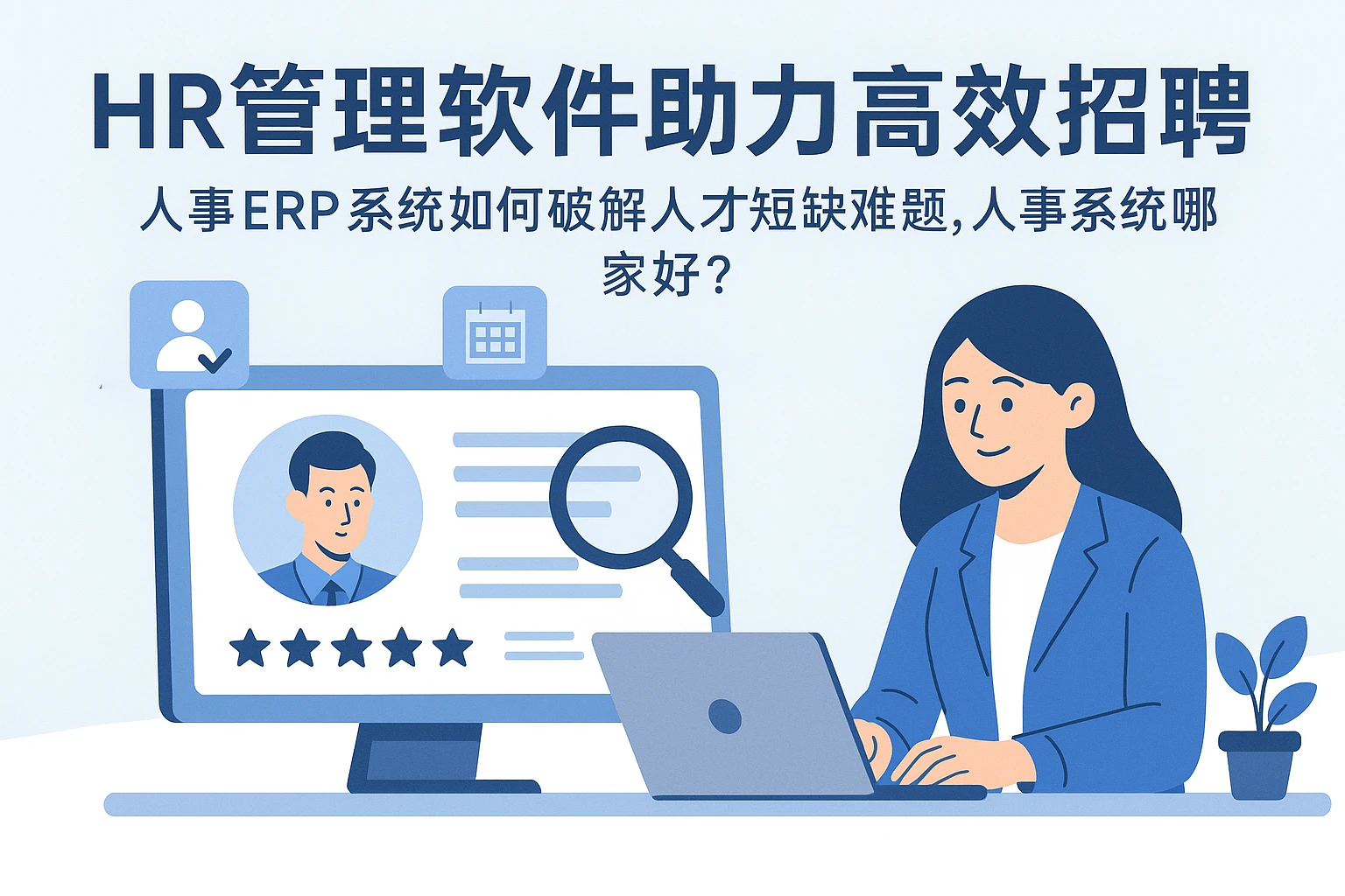 HR管理软件助力高效招聘——人事ERP系统如何破解人才短缺难题，人事系统哪家好？