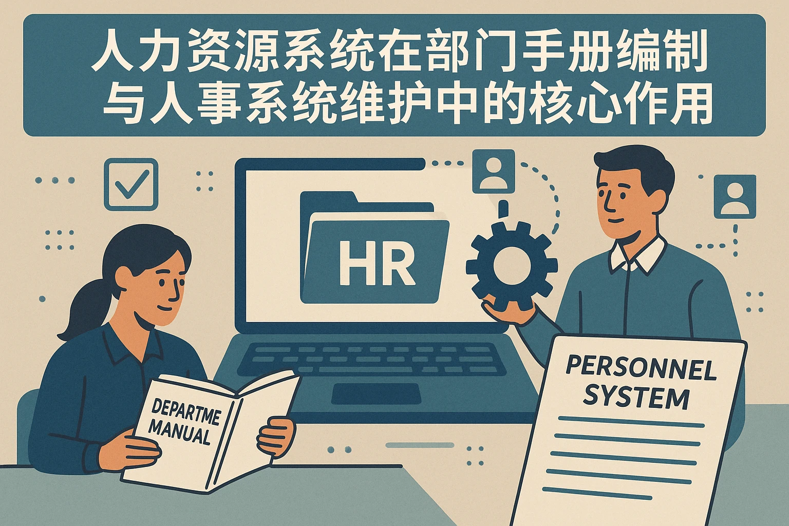 人力资源系统在部门手册编制与人事系统维护中的核心作用