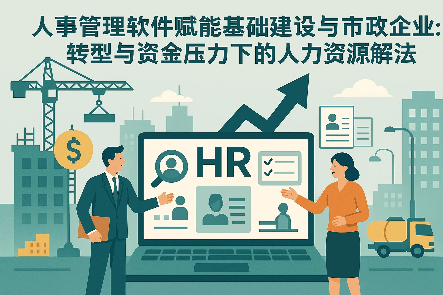 人事管理软件赋能基础建设与市政企业：转型与资金压力下的人力资源解法