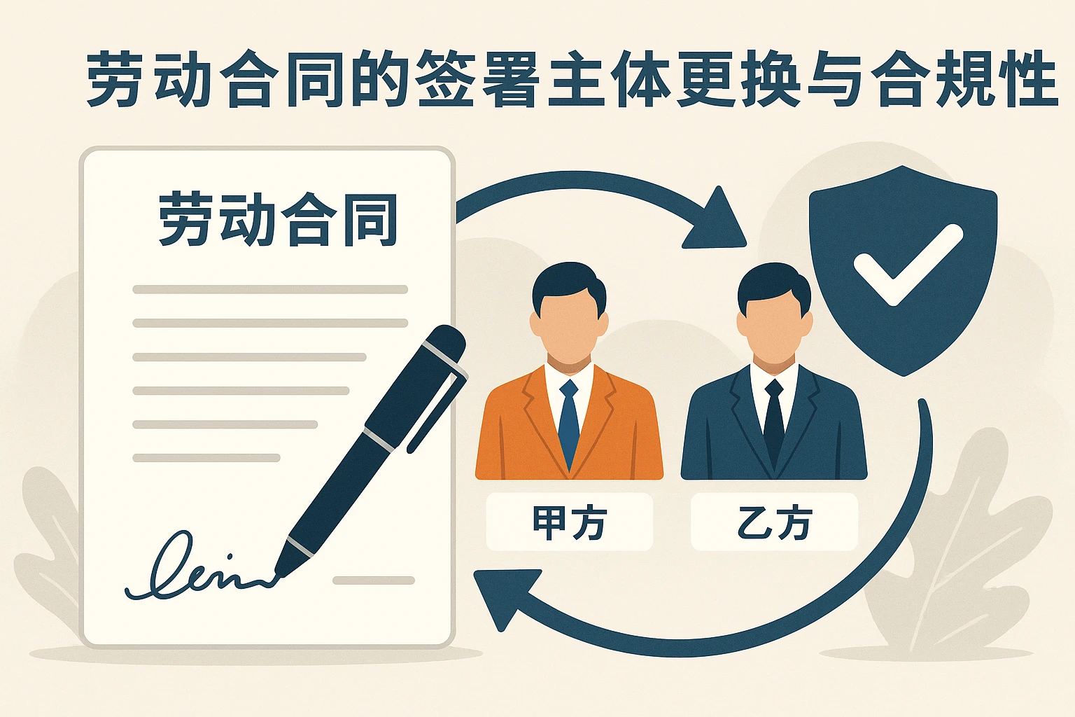 劳动合同的签署主体更换与合规性