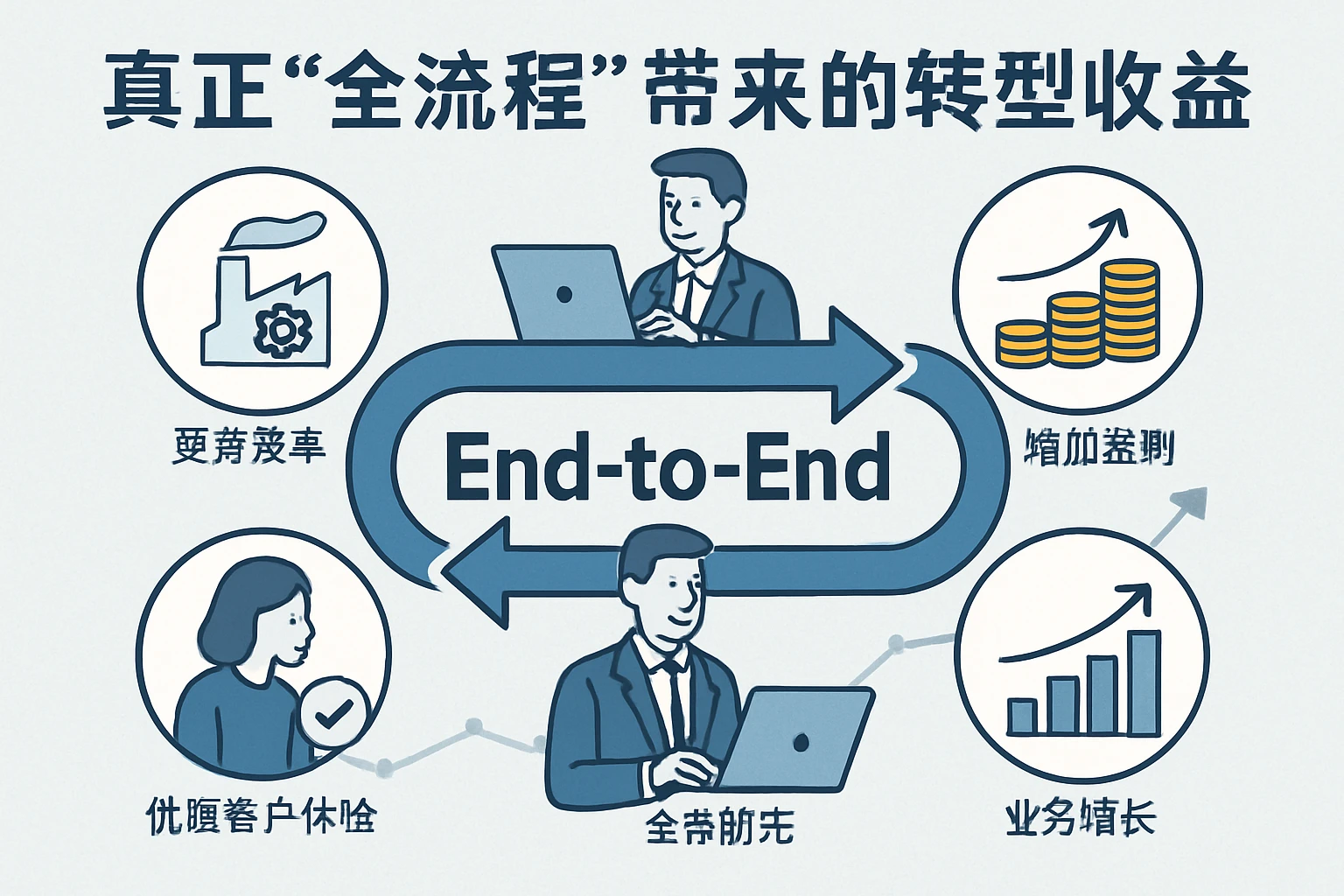 真正“全流程”带来的转型收益