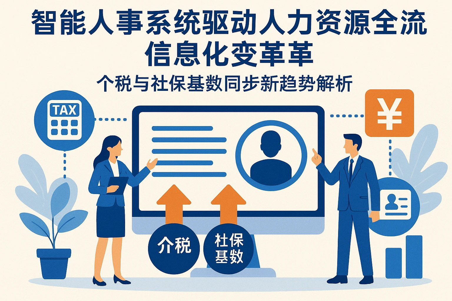 智能人事系统驱动人力资源全流程信息化变革：个税与社保基数同步新趋势解析