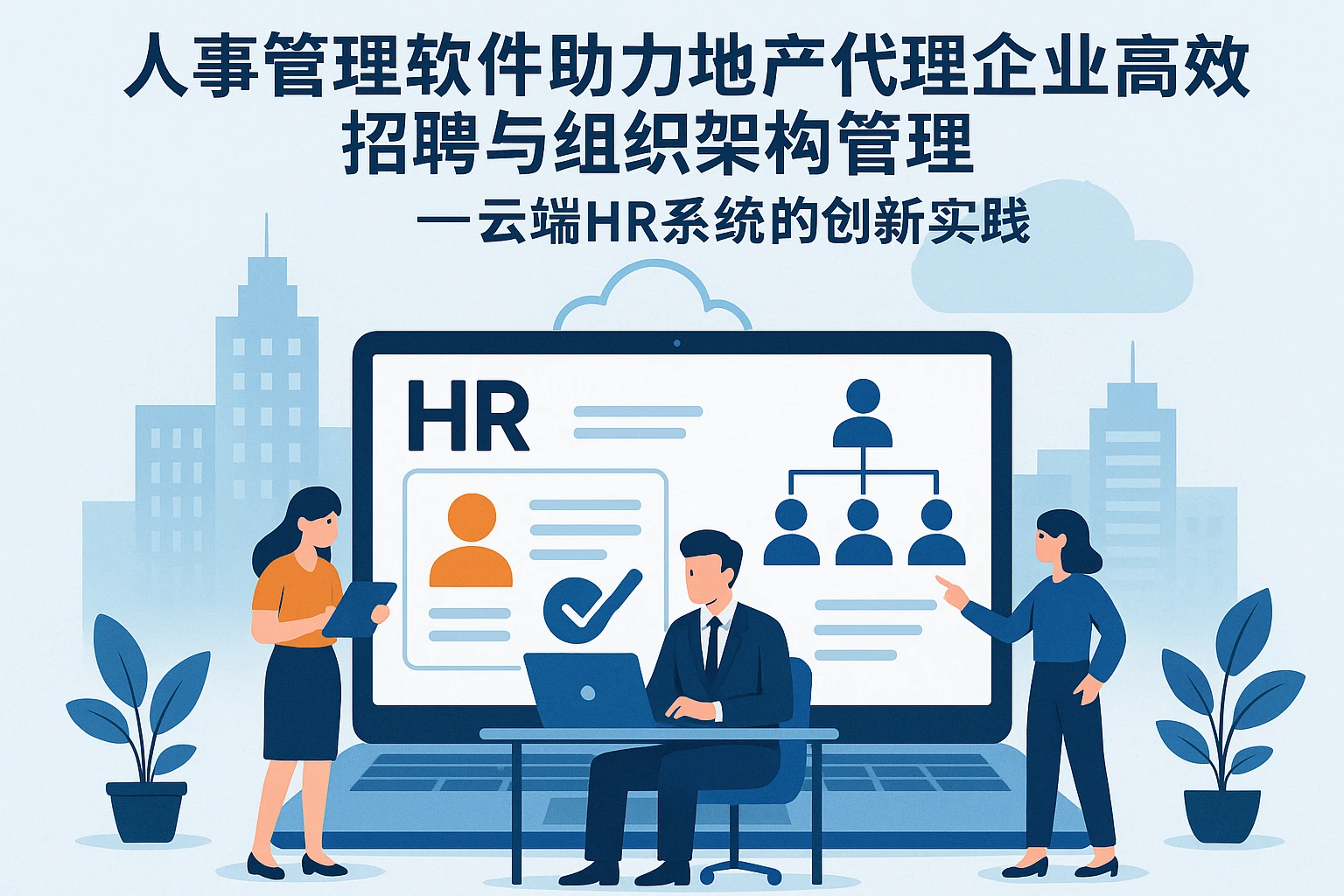 人事管理软件助力地产代理企业高效招聘与组织架构管理——云端HR系统的创新实践