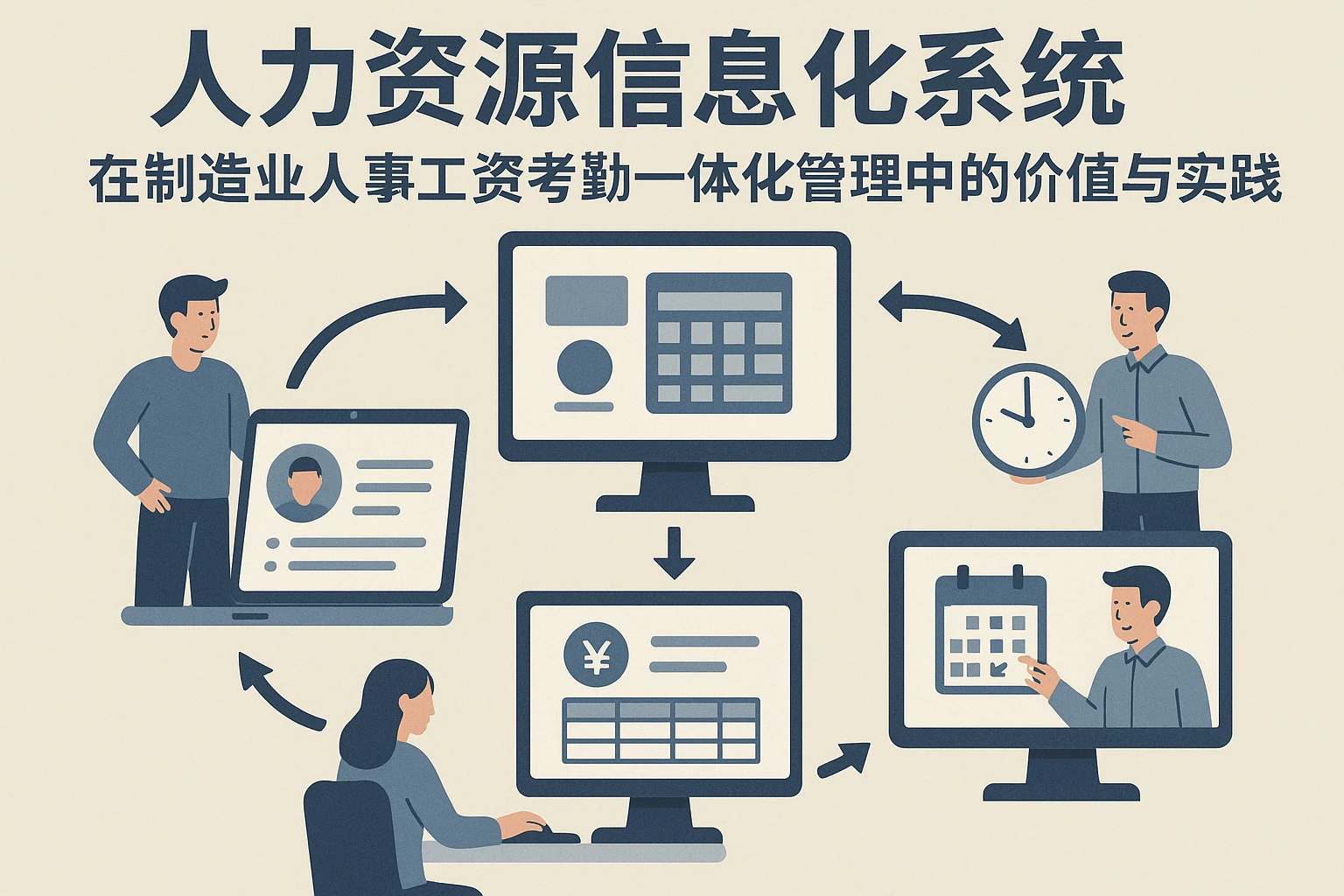 人力资源信息化系统在制造业人事工资考勤一体化管理中的价值与实践