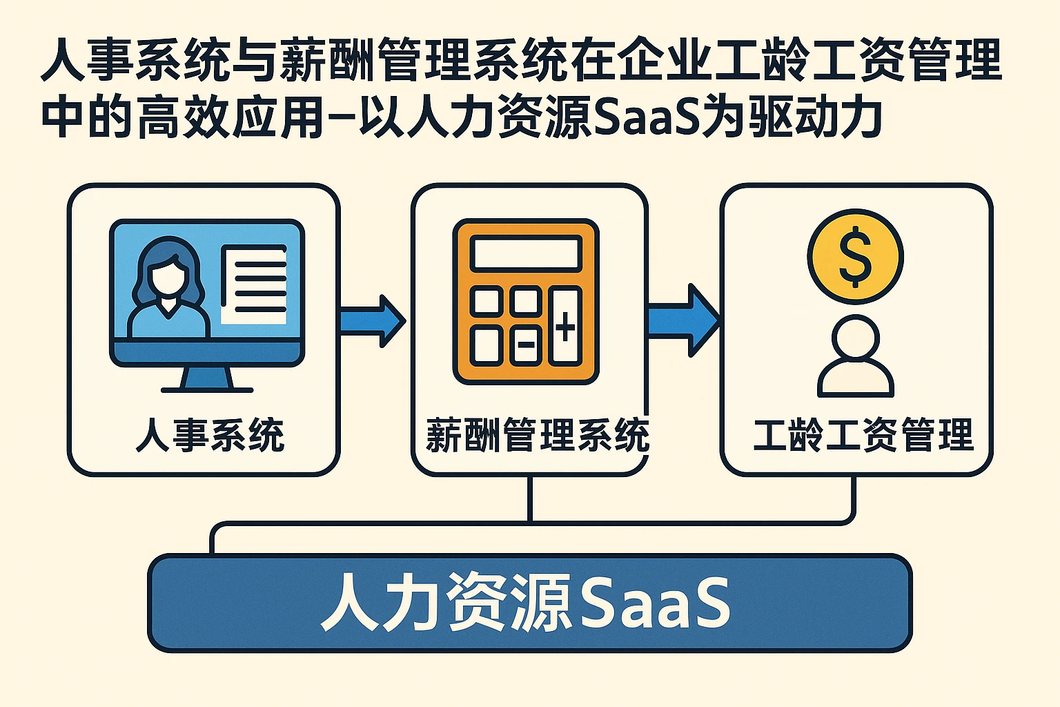 人事系统与薪酬管理系统在企业工龄工资管理中的高效应用——以人力资源SaaS为驱动力