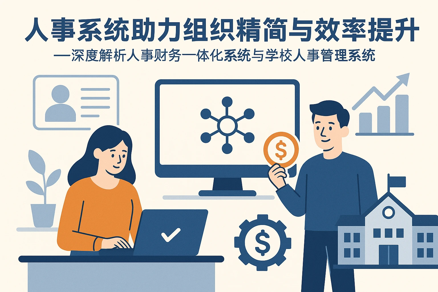 人事系统助力组织精简与效率提升——深度解析人事财务一体化系统与学校人事管理系统