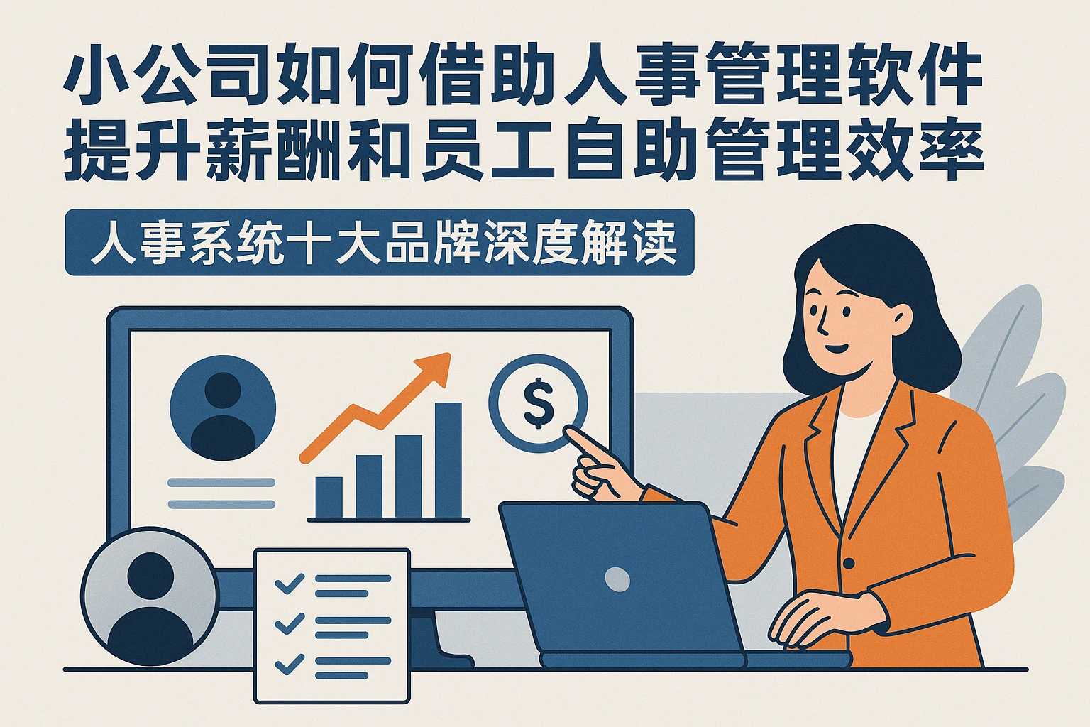 小公司如何借助人事管理软件提升薪酬和员工自助管理效率——人事系统十大品牌深度解读