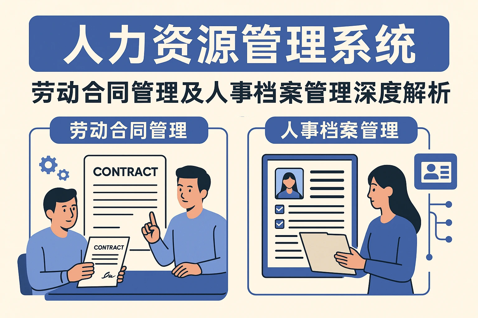 人力资源管理系统下的劳动合同管理及人事档案管理深度解析